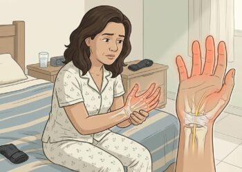 Formigamento nas mãos ao acordar nem sempre é postura ruim durante o sono, pode envolver compressão do nervo mediano