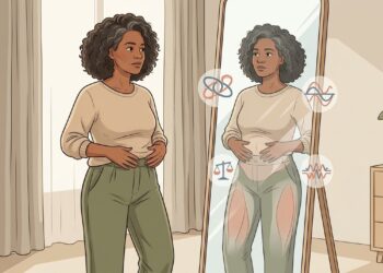 O ganho de peso na meia-idade não se deve apenas ao excesso de calorias, mas também à queda hormonal, que reduz a massa muscular e diminui o gasto energético em repouso