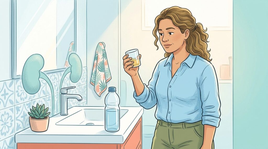 Tonalidades incomuns na urina merecem atenção, especialmente quando persistem ou vêm acompanhadas de sintomas.