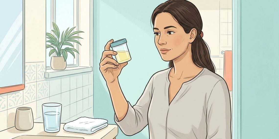 A cor da urina é um dos indicadores mais simples e confiáveis de como está a hidratação do corpo