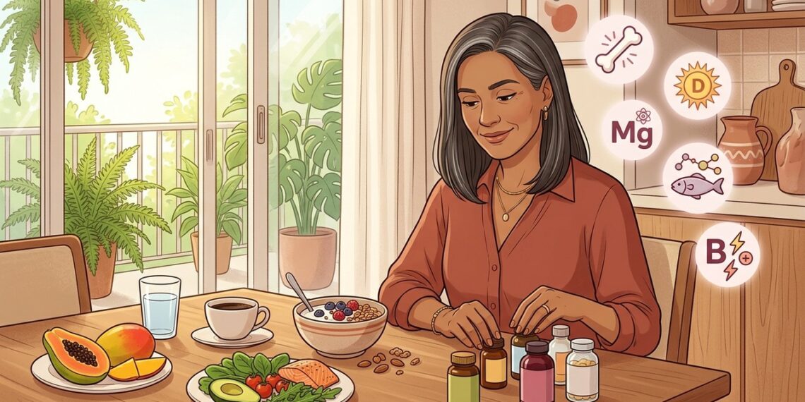 Como tomar os 5 suplementos mais recomendados para mulheres na menopausa