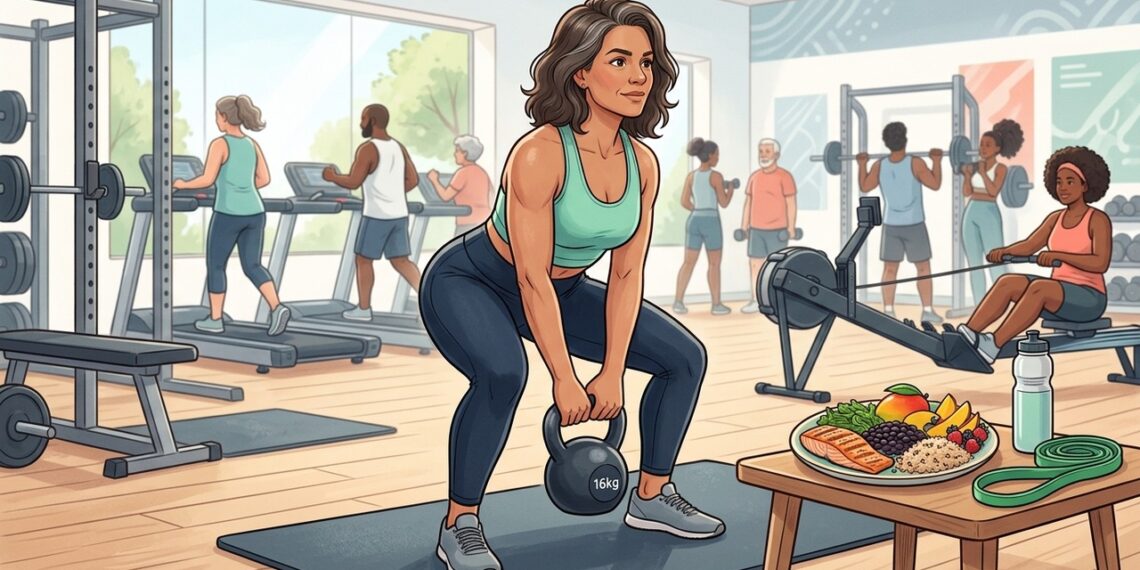 Por que treino de força e boa alimentação se tornam indispensáveis após os 40