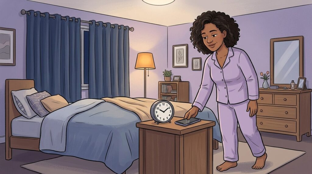 Dormir e acordar em horários consistentes fortalece o ritmo circadiano diário.