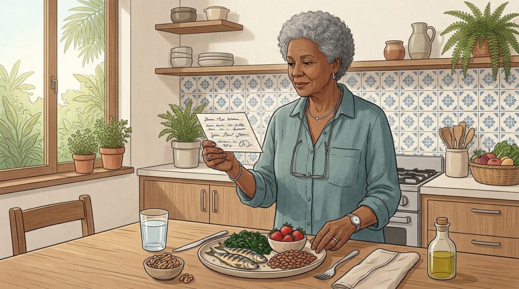 Uma alimentação equilibrada contribui para preservar concentração e autonomia durante o envelhecimento.