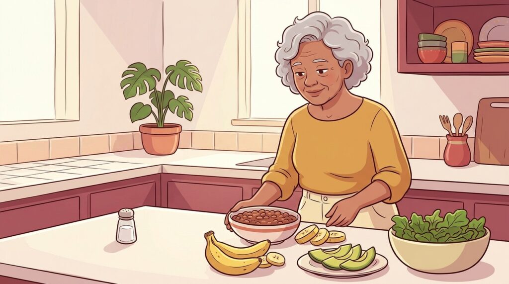 Alimentos ricos em potássio podem complementar hábitos que ajudam no controle da hipertensão.