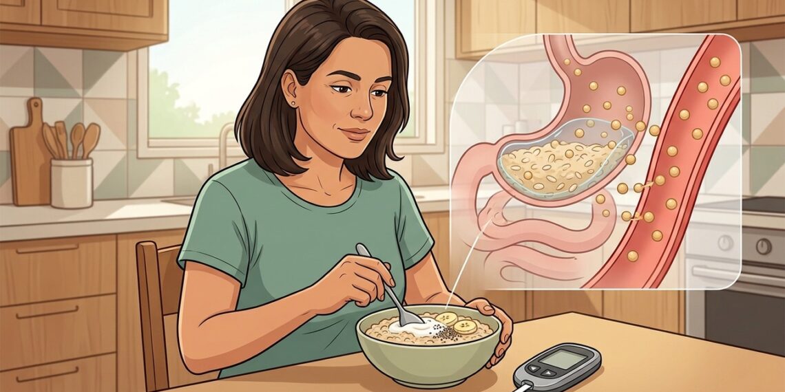 Aveia e glicemia: o que um estudo recente investigou sobre resistência insulínica em pessoas com pré-diabetes