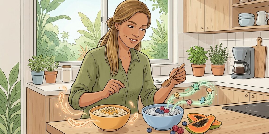 Aveia ou chia qual tem mais fibras para ajudar o intestino a funcionar?