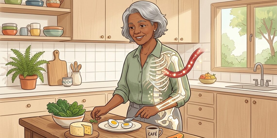 A osteoporose não se deve apenas à falta de cálcio, mas sim ao baixo consumo de vitamina K2, que direciona o mineral para os ossos em vez das artérias