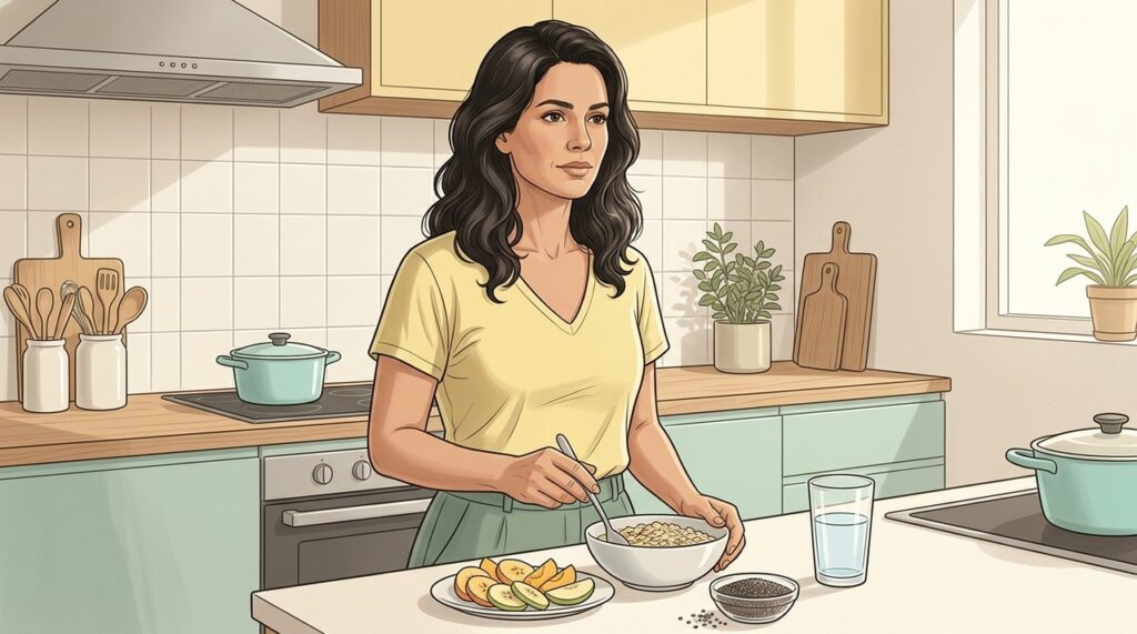 Fibras e água precisam agir juntas para favorecer um trânsito intestinal mais regular.