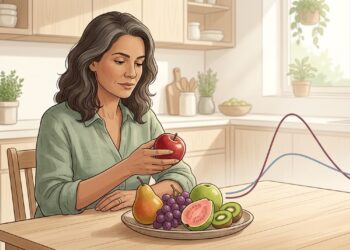 Fruta com casca ou sem casca: como essa escolha muda a resposta da glicose em quem tem diabetes