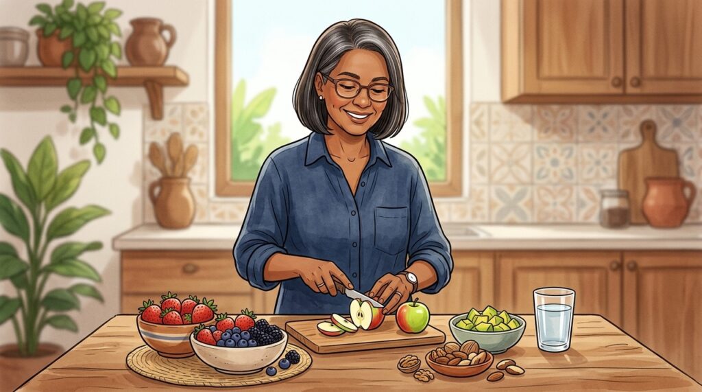 Frutas inteiras podem combinar sabor, saciedade e menor impacto na elevação da glicose.