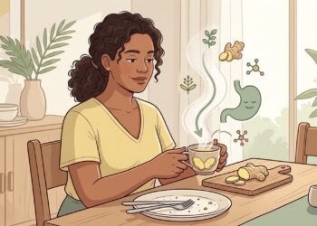 O que o gengibre faz ao estômago e à circulação