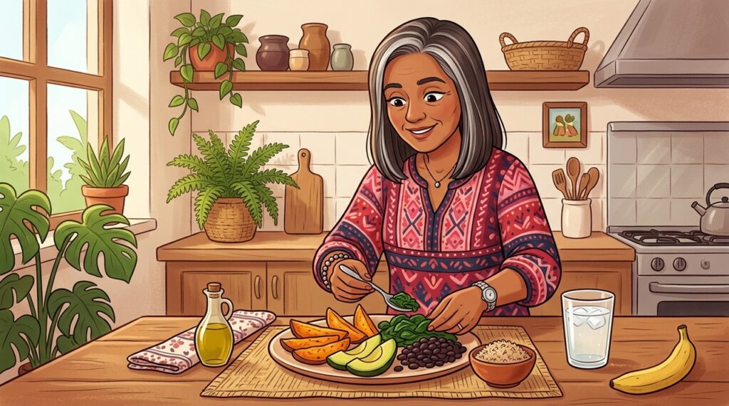 Batata-doce, abacate e feijão oferecem potássio e ampliam as escolhas para cuidar do coração.