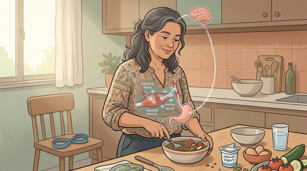 Proteínas ajudam a preservar músculos e controlar a fome ao longo do dia.