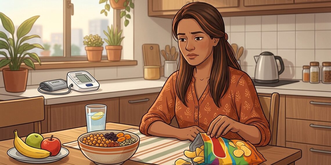 Ter vontade constante de comer salgadinho e alimentos gordurosos não é apenas gula: pode ser sinal precoce de alimentação desequilibrada ou pressão alta em formação