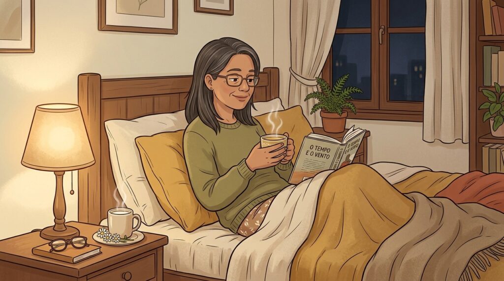 Melissa, camomila e maracujá aparecem entre as bebidas mais associadas ao relaxamento noturno.