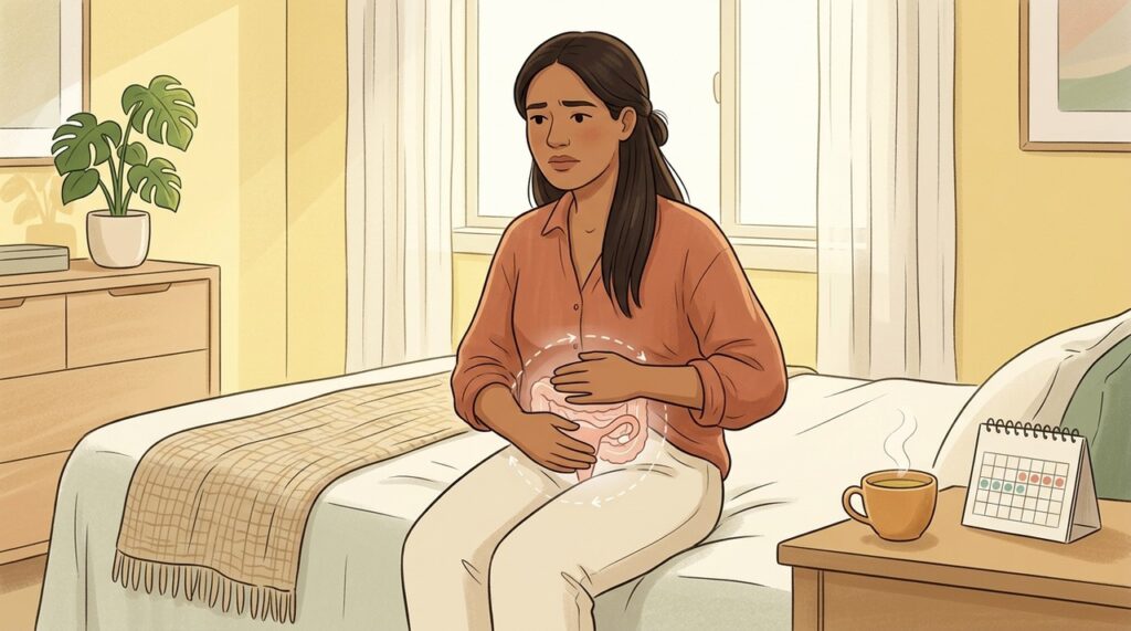 Nem toda barriga dolorida na menstruação é apenas TPM ou alteração hormonal.