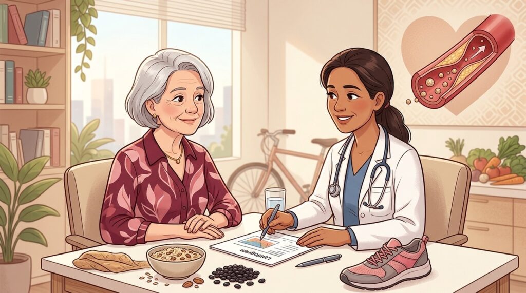 Após os 60, colesterol alto envolve envelhecimento, hormônios, medicamentos e hábitos além da alimentação.