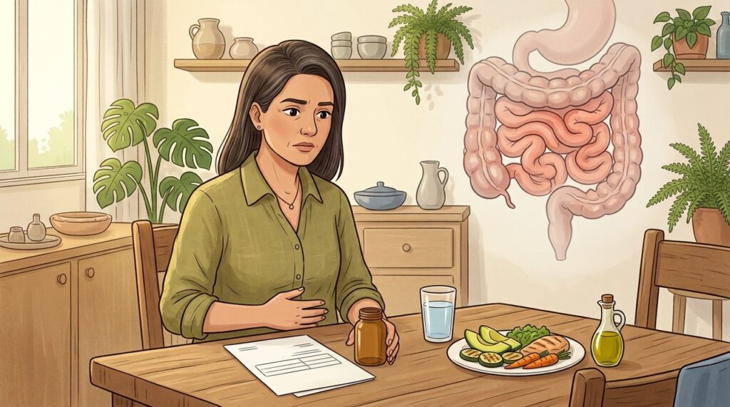 Celíaca e Crohn podem manter a vitamina D baixa por má absorção intestinal.