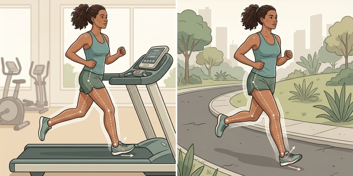 Correr na esteira ou na rua: qual opção protege mais os joelhos durante o treino?