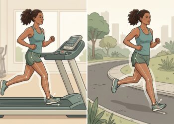 Correr na esteira ou na rua: qual opção protege mais os joelhos durante o treino?