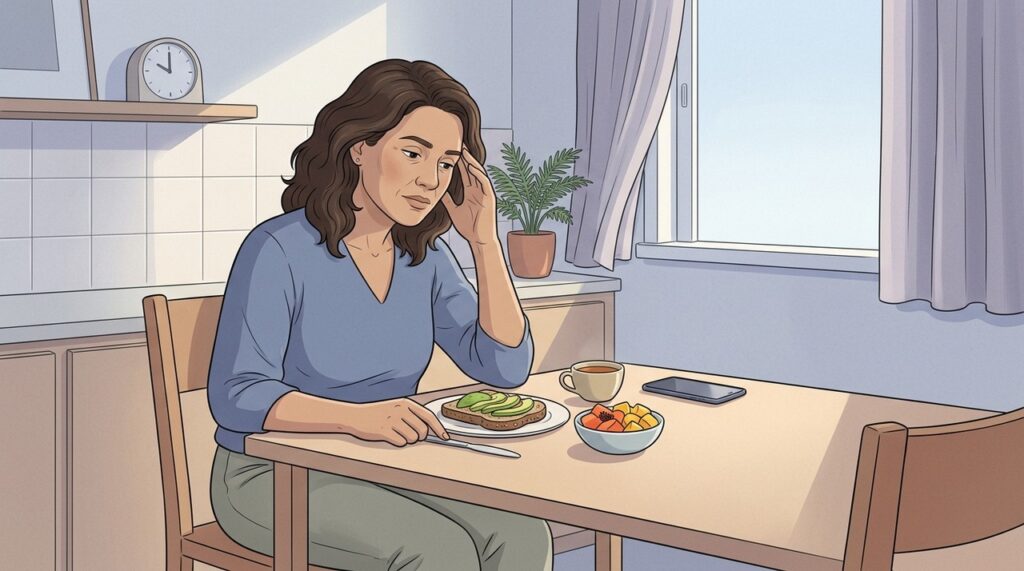 Rotina de sono irregular interfere nos sinais de fome e saciedade.