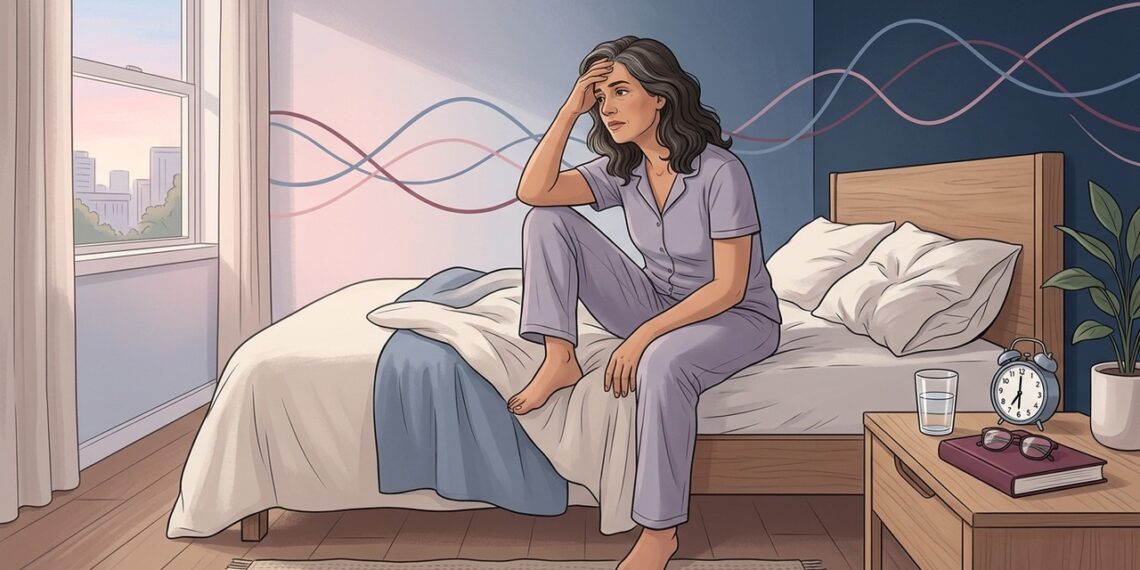 Dificuldade para dormir e irritabilidade constante podem ser um sinal precoce de menopausa e alterações nos níveis de cortisol