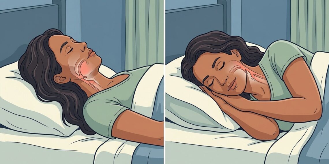 Dormir de costas ou de lado qual posição pode piorar o ronco em quem tem apneia do sono?