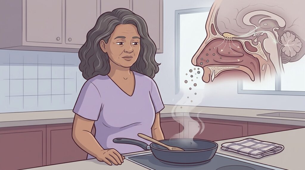 Hiposmia persistente pode anteceder outros sinais e merece avaliação médica adequada.
