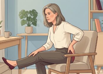 O que causa dor nas costas e formigamento na perna esquerda?