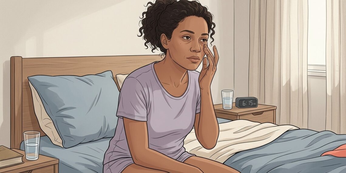 Olheiras escuras, olhos inchados e pálpebras pesadas pela manhã podem mostrar que o corpo está retendo líquido ou dormindo mal