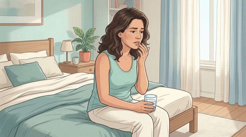 Respiração pela boca durante o sono favorece ressecamento das mucosas ao amanhecer.