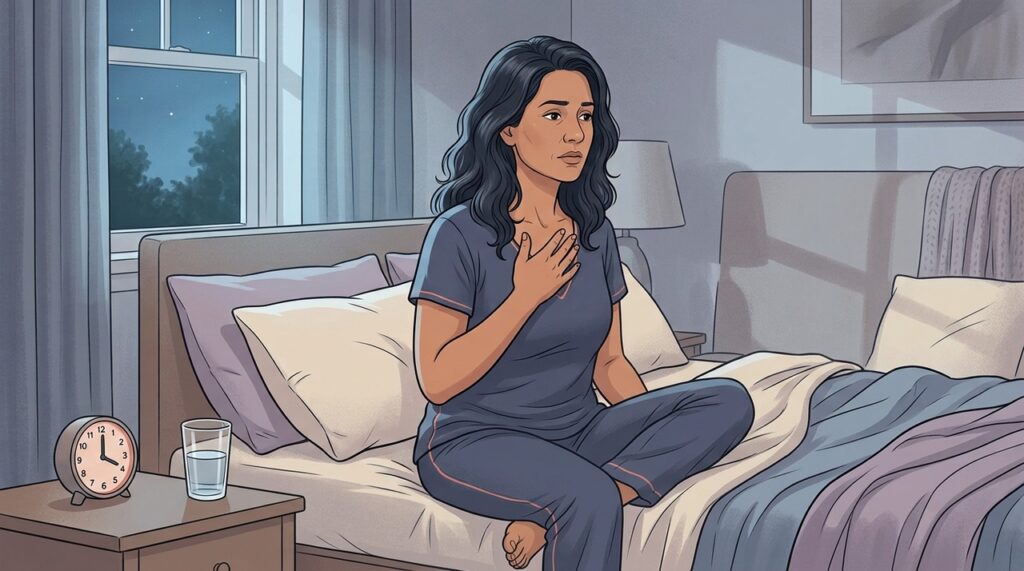 Despertares frequentes podem envolver refluxo, apneia, hormônios ou medicamentos.