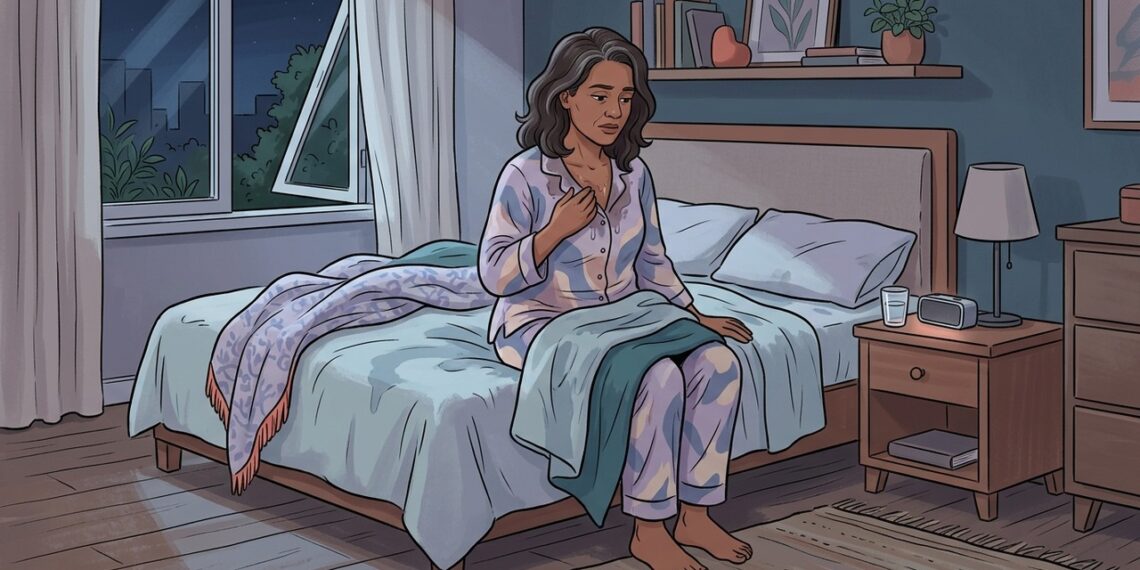 Acordar com o pijama molhado de suor pode ser diferente de simplesmente sentir calor durante a noite