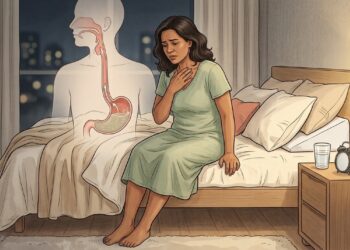 Sentir azia frequente, ter tosse seca à noite e acordar com gosto amargo na bocasem motivo aparente pode ser um sinal de refluxo gastroesofágico