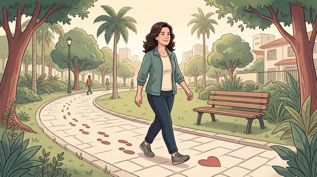 Aumentar os passos aos poucos transforma a caminhada em um hábito protetor.