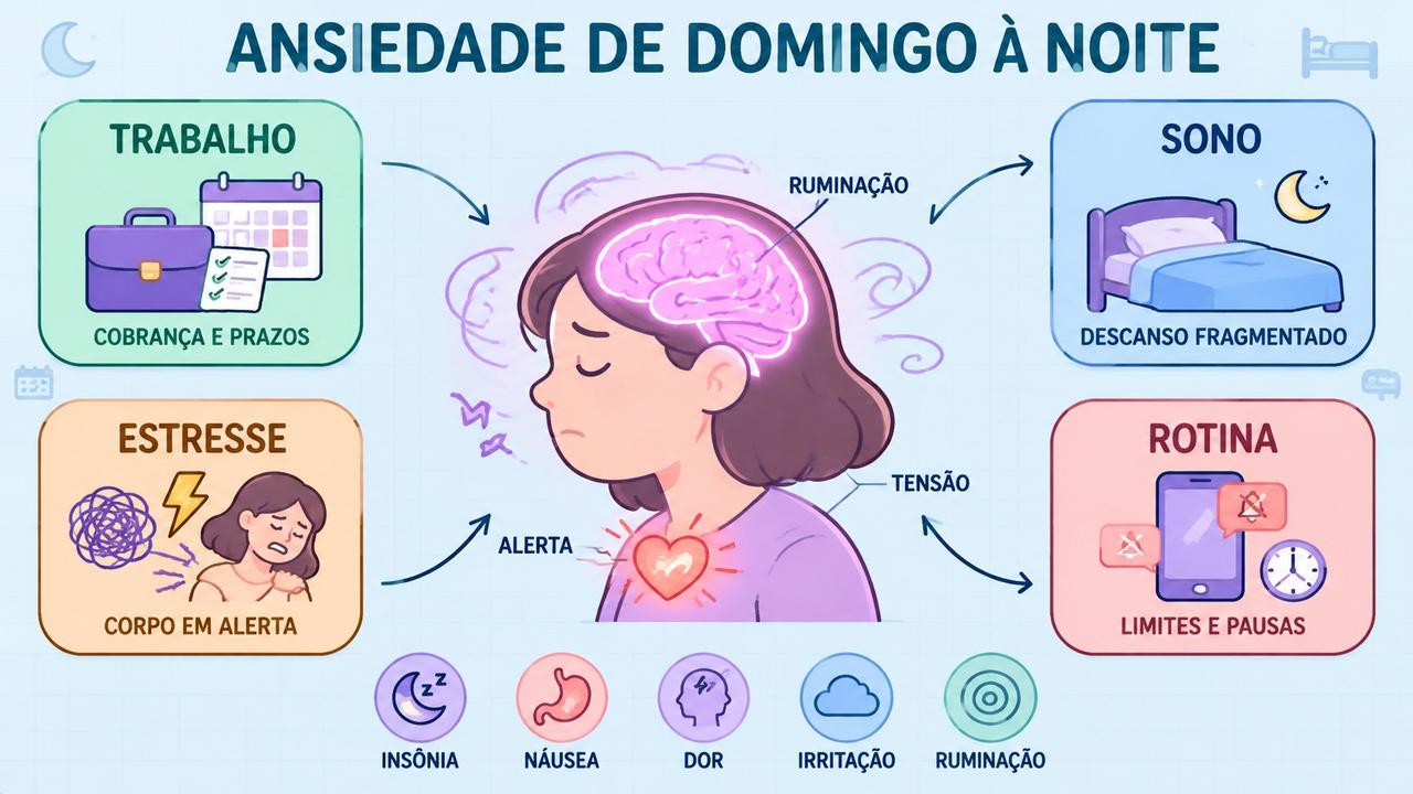 Trabalho, sono, estresse e rotina sustentam a ansiedade antes da segunda-feira.