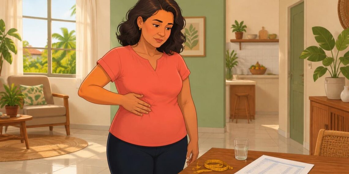 A barriga inchada persistente não se deve apenas à gordura localizada, mas sim em alguns casos ao acúmulo de gordura no fígado que pede avaliação médica