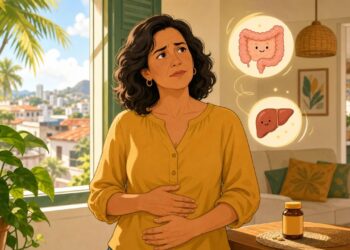 A falta de vitamina D no organismo geralmente não se deve à falta de exposição adequada ao sol, mas sim a problemas digestivos crônicos e silenciosos como inflamação intestinal ou irritação persistente do fígado