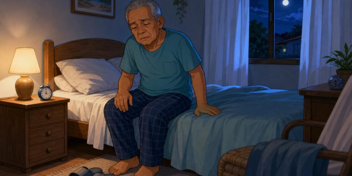 A frequente vontade de urinar à noite não se deve apenas a beber muita água, mas sim na maioria a fatores como bexiga hiperativa persistente ou idade avançada