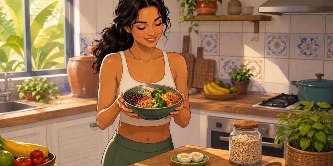 A maioria das pessoas se concentra em ovos e carne vermelha quando pensa em proteína, mas é importante variar a fonte para também incorporar fibras e cuidar melhor da microbiota