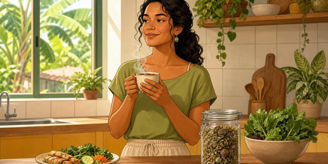 A melhor planta medicinal para apoiar a saúde do fígado e reduzir o inchaço abdominal naturalmente em casa