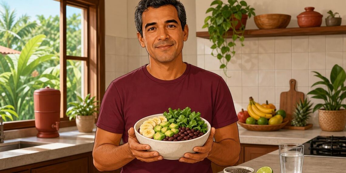 A pressão alta depois dos 40 anos não se deve somente ao sal da comida, mas sim ao baixo consumo diário de potássio e magnésio que equilibram o sódio dentro das células