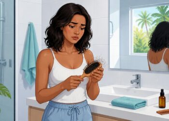 A queda de cabelo constante não se deve apenas ao estresse, mas na maioria dos casos à ferritina baixa e à tireoide desregulada