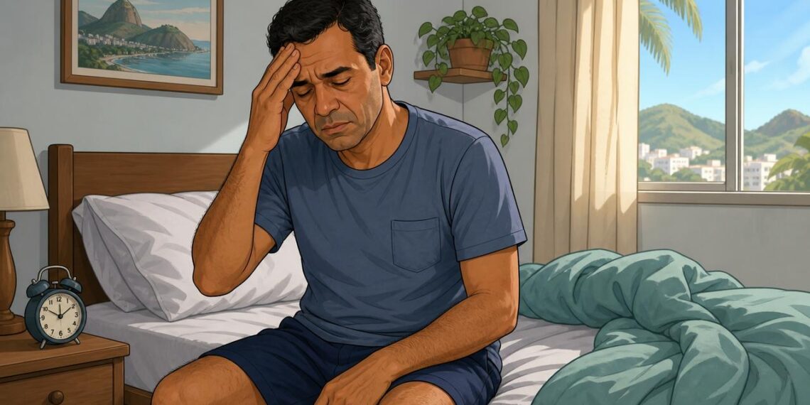 Acordar cansado, roncar muito alto e ter dor de cabeça matinal sem motivo aparente pode ser um forte indício de apneia obstrutiva do sono