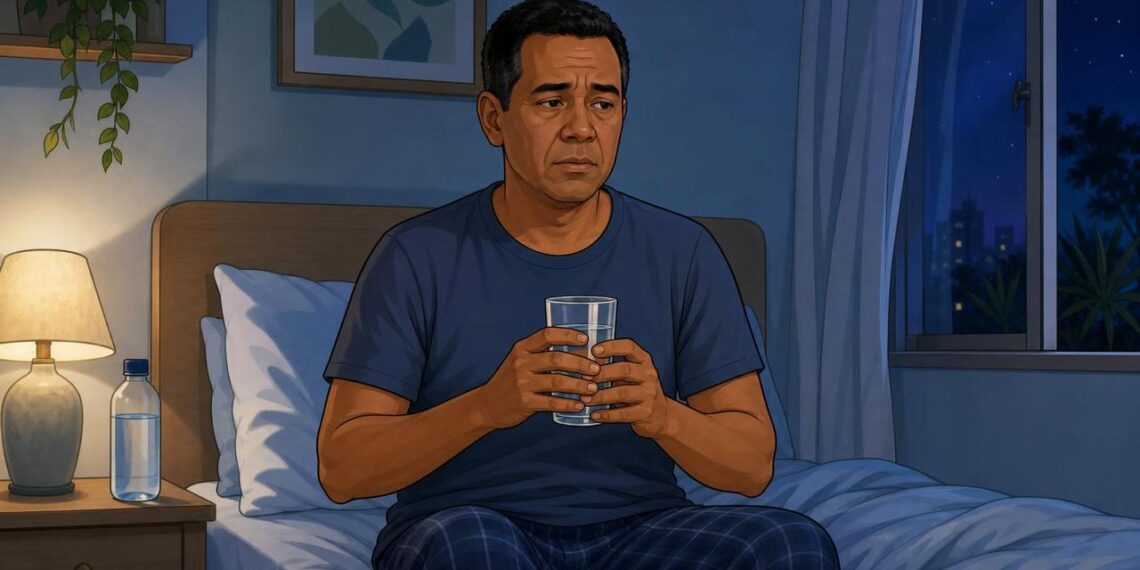 Acordar várias vezes com sede durante a noite não se deve apenas ao ar seco: pode ser um sinal precoce de açúcar alto no sangue