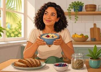 Aveia ou pão integral no café da manhã: qual é superior para a saciedade, o colesterol e o controle da glicose ao longo do dia