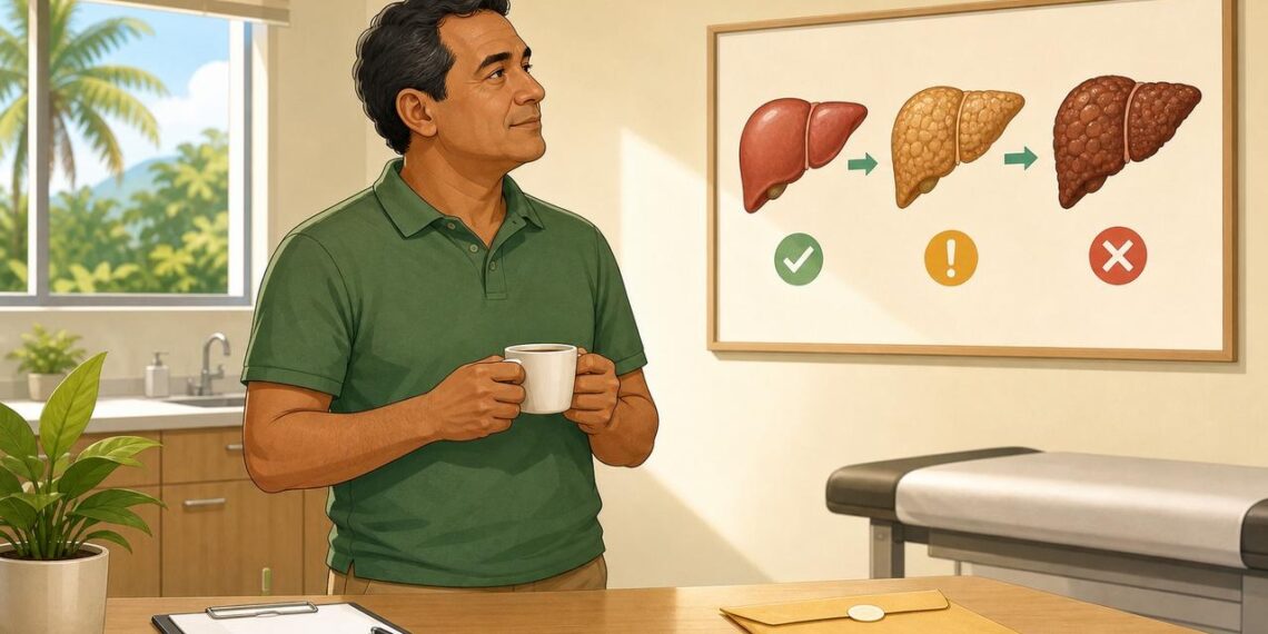 Café e fígado gorduroso: o que um estudo recente investigou sobre a melhora das enzimas hepáticas em pessoas com MASLD