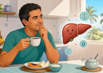 Café e fígado gorduroso: o que um novo estudo científico investigou sobre enzimas hepáticas elevadas em pessoas com MASLD