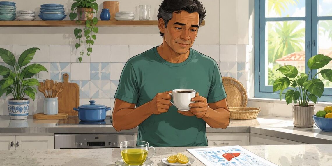 Café ou chá verde para quem tem fígado gorduroso: o que as pesquisas recentes têm observado sobre as enzimas hepáticas